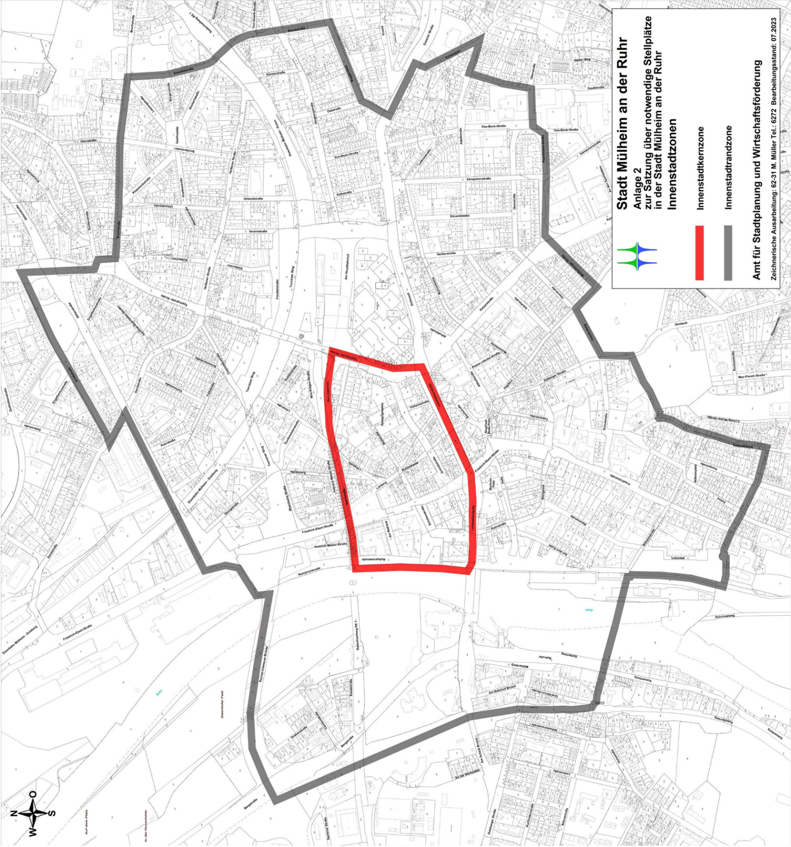 Anlage 2 zur Satzung über notwendige Stellplätze in der Stadt Mülheim an der Ruhr