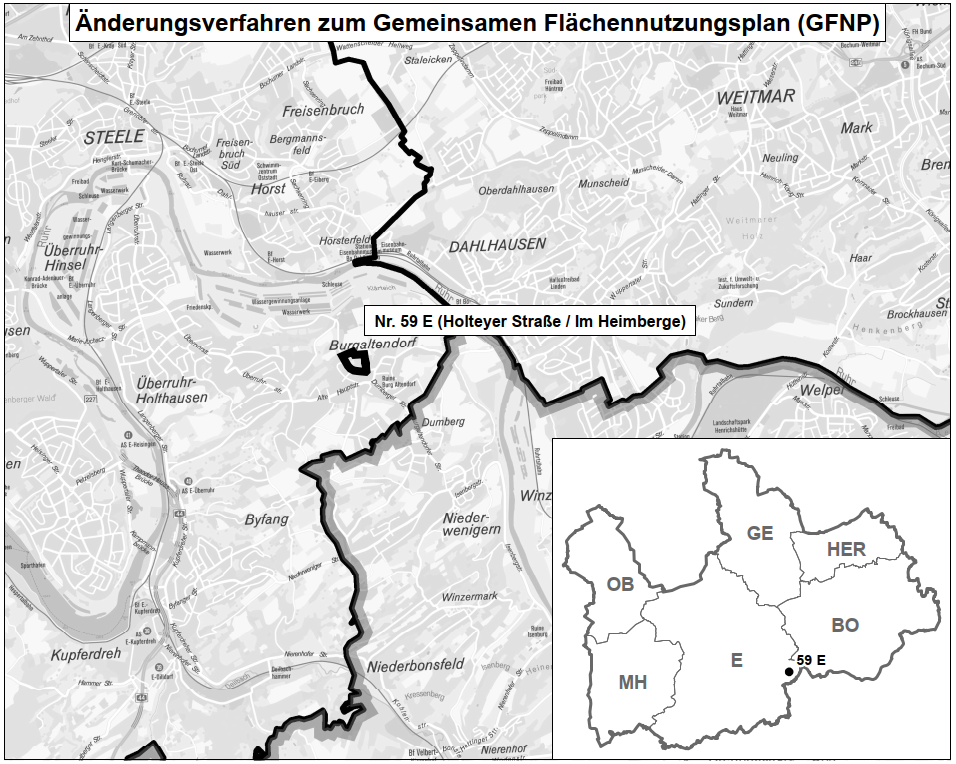 Stadtplan - Lage 59E