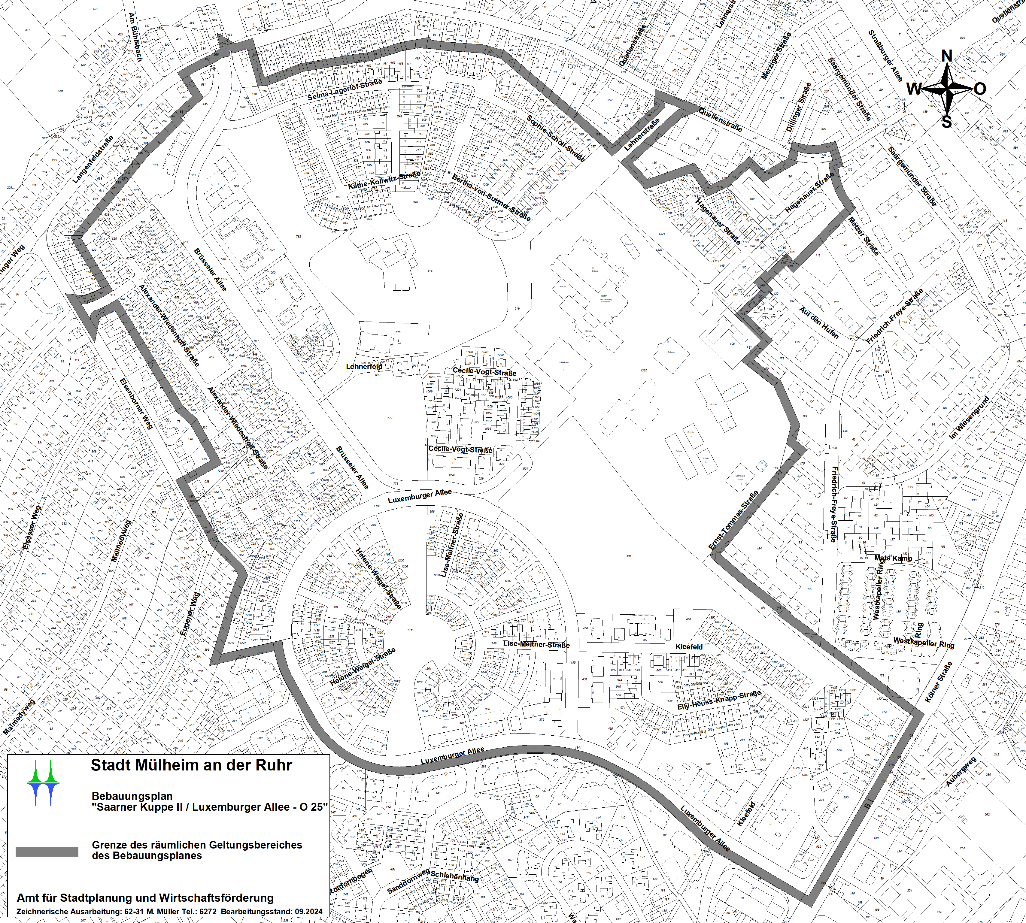 Übersichtsplan Plangrenze